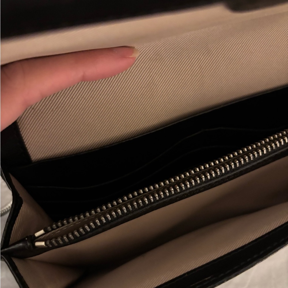 Ralph Lauren Black Wallet on a Chain - Picture 4 of 5